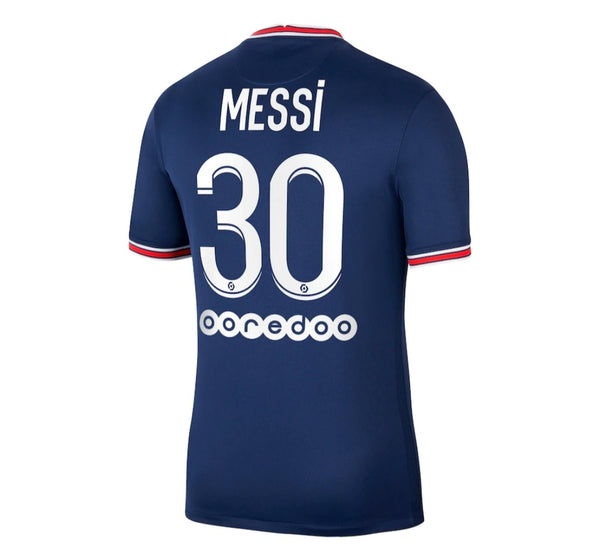 Paris Saint-Germain Jordan Home Shirt 2021-22 Messi 30
