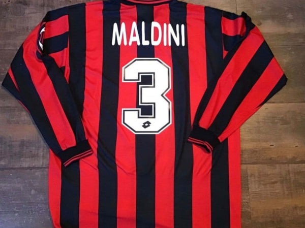 AC Milan 1996-1997 Home Retro Shirt Maldini 3