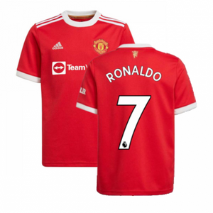 Manchester United Home Shirt 2021-22 with Ronaldo 7 print