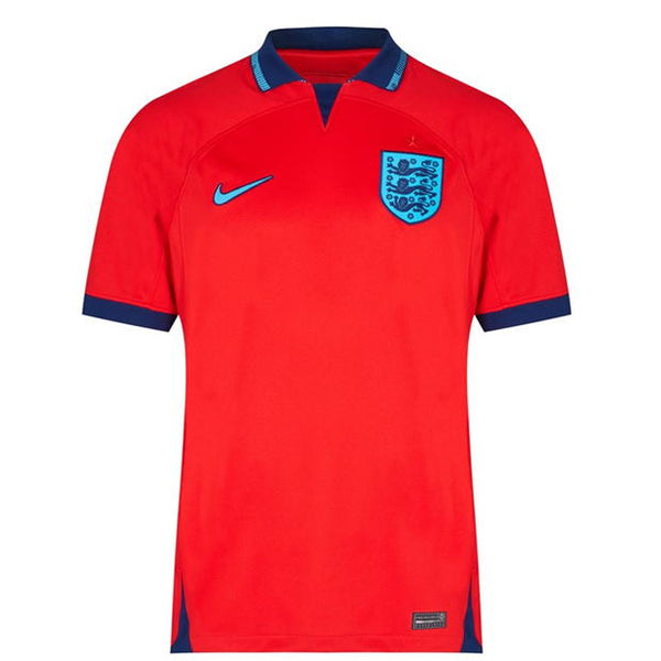 England Away Red 2022 World Cup Football Shirt