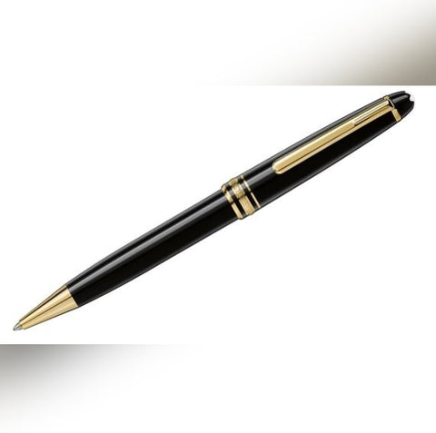 Montblanc Meisterstuck Classique Black & Gold Trim Ballpoint Pen