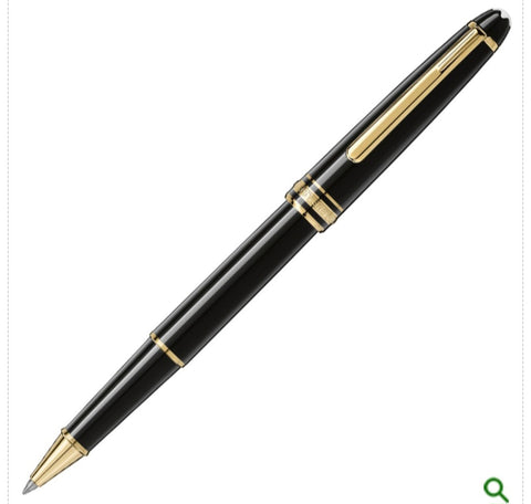 Montblanc Meisterstuck Classique Black & Gold Trim Rollerball Pen