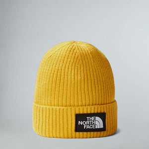The North Face Logo Beanie Yellow Hat