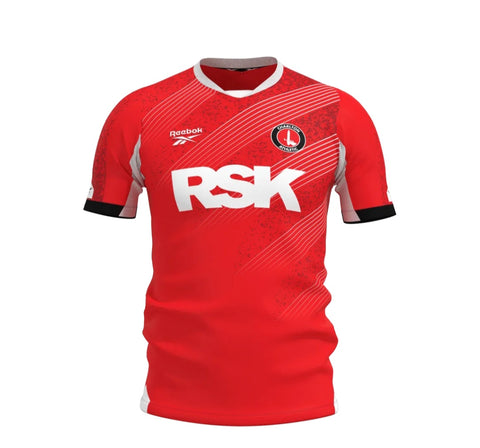 Charlton Athletic FC 2025-2026 Home Men's Football Shirt Red
