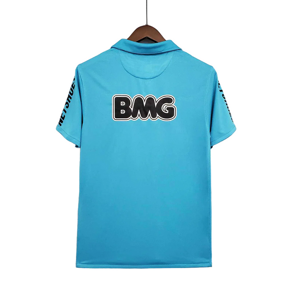 Santos 2012-2013 Away Retro Men's Football Shirt Blue Neymar JR 10