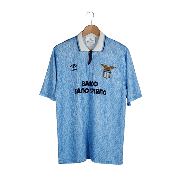 Lazio 1991-1993 Retro Home Men's Football Shirt Gascoigne Number 10 Print