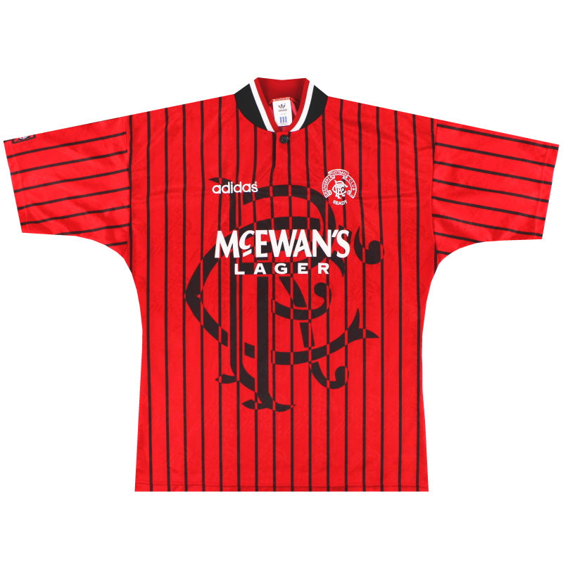 Rangers FC 1994-1995 Retro Away Men's Football Shirt Red