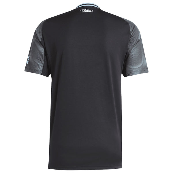 Aston Villa 2025-2026 Away Men's Football Shirt Black