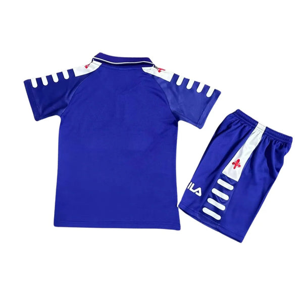 Fiorentina 1998-1999 Retro Home Kid's Football Kit
