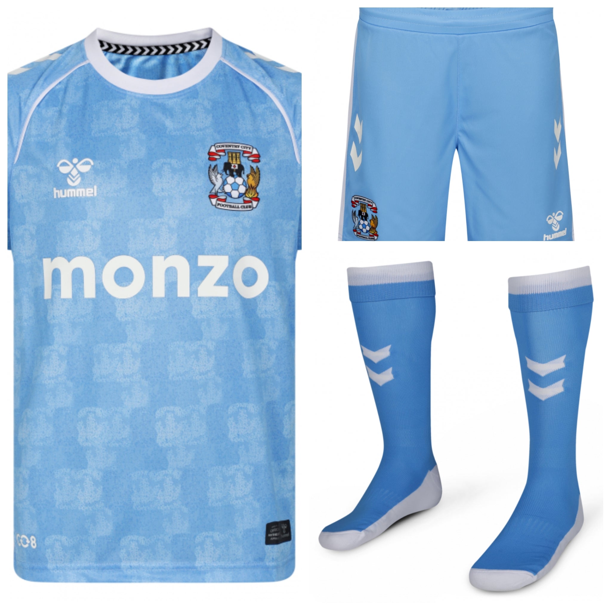 Coventry City 2025-2026 Home Kid's Football Kit Sky Blue