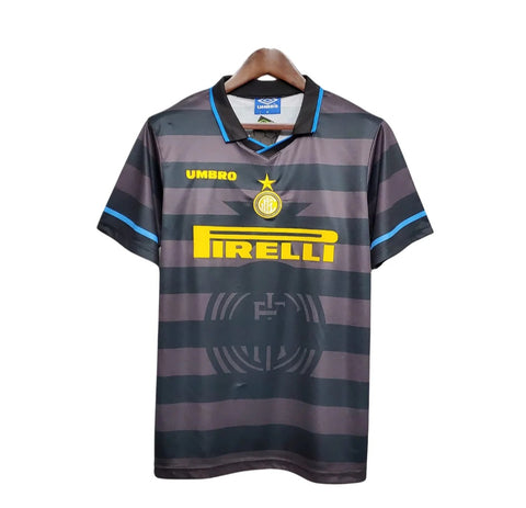 Inter Milan 1997-1998 Retro Away Men's Football Shirt Ronaldo 10