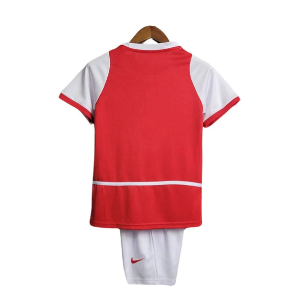 Arsenal 2002-2003 Retro Home Kid's Football Kit Red