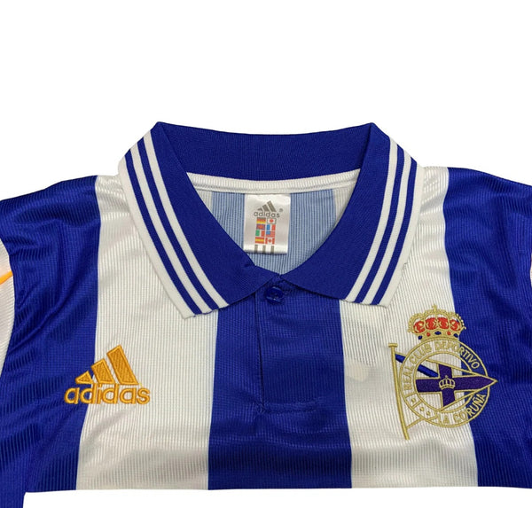 Deportivo De La Coruña 1999-2000 Retro Home Men's Football Shirt