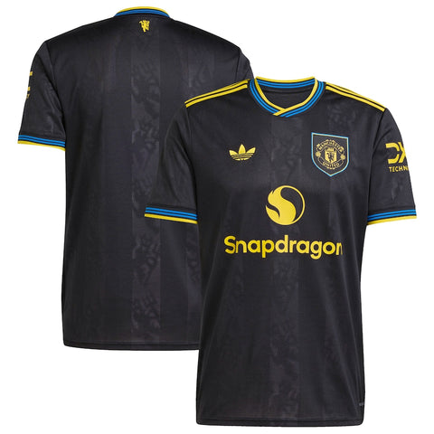 Manchester United 2025-2026 Away 3rd Men's Football Shirt Black