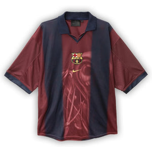Barcelona X Cactus Jack Skeleton Travis Scott Special Limited Edition 2000-2001 Retro Home Men's Football Shirt