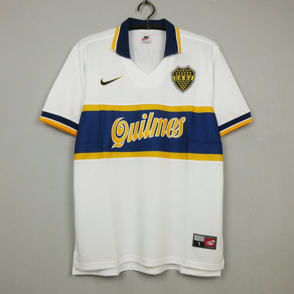 Boca Juniors 1997-1998 Retro Away Men's Football Shirt Maradona 10