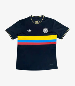 Colombia 2024-2025 100 Year Anniversary Men's Football Shirt Black