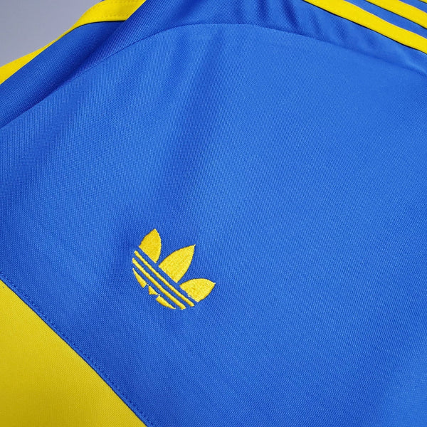 Boca Juniors 1981-1982 Retro Home Men's Football Shirt Maradona 10 Print