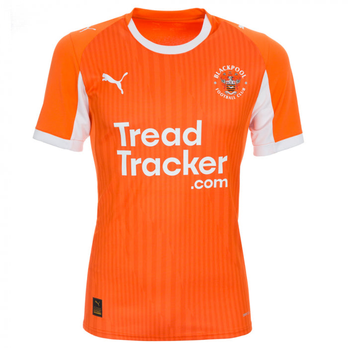Blackpool FC 2025-2026 Home Men's Football Shirt Orange