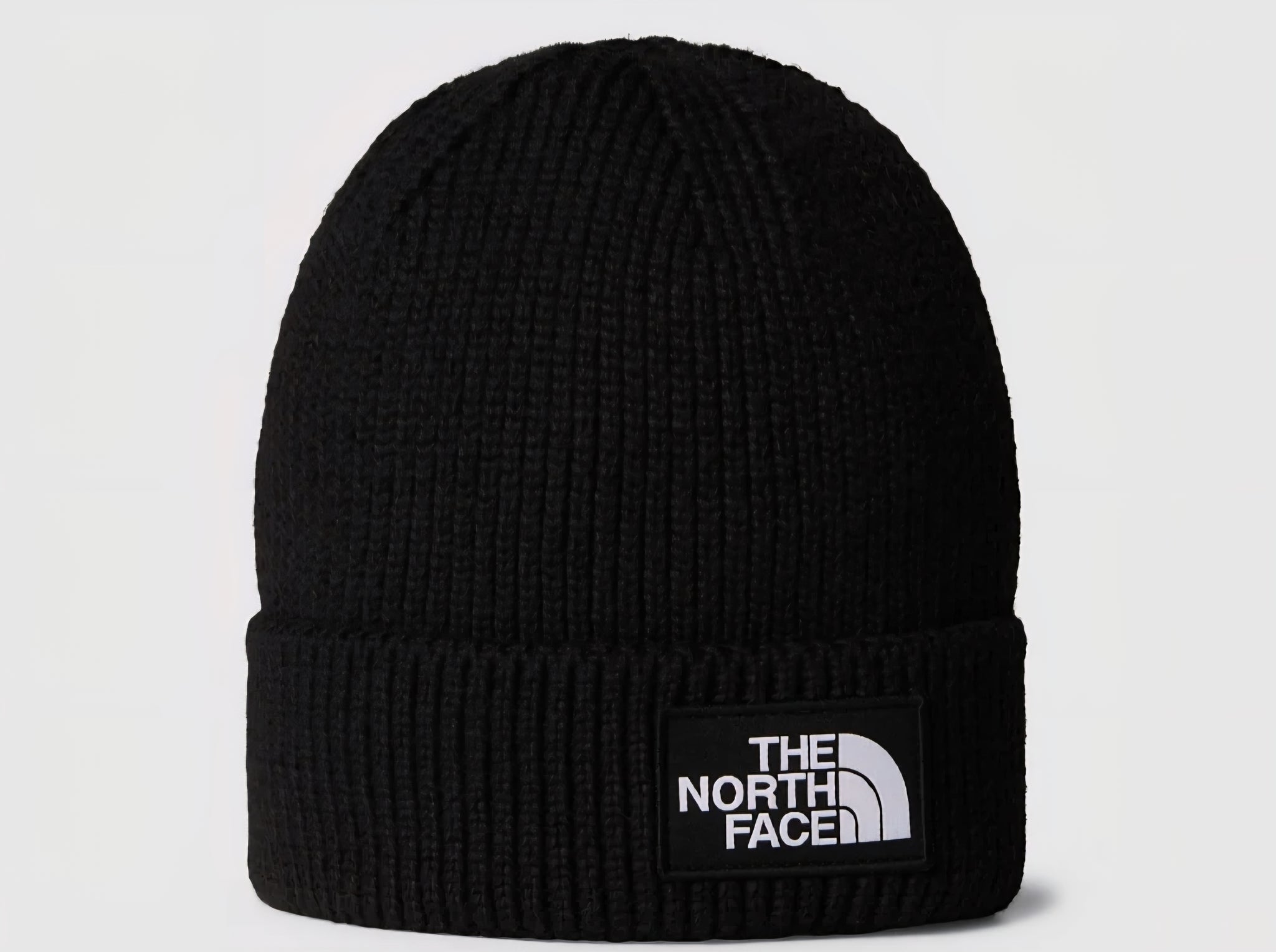 The North Face Logo Beanie Black Hat