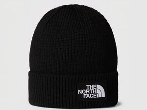 The North Face Logo Beanie Black Hat