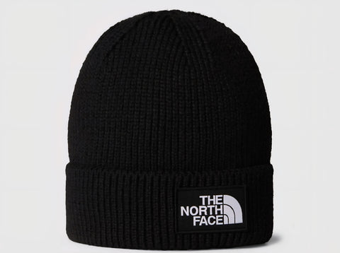The North Face Logo Beanie Black Hat