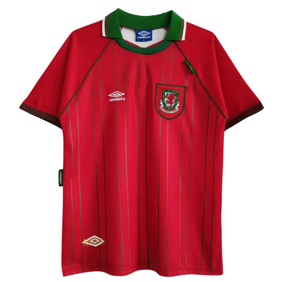 Wales 1994-1996 Retro Home Men's Football Shirt Red