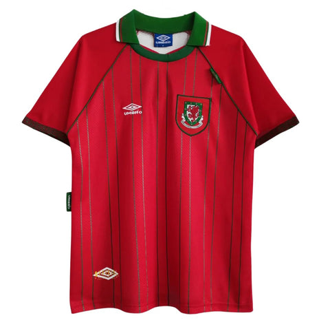 Wales 1994-1996 Retro Home Men's Football Shirt Red