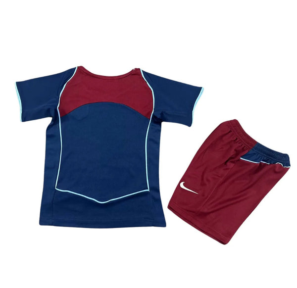 Atletico Madrid 2004-05 Retro Away Spiderman Special Limited Edition Kid's Football Kit