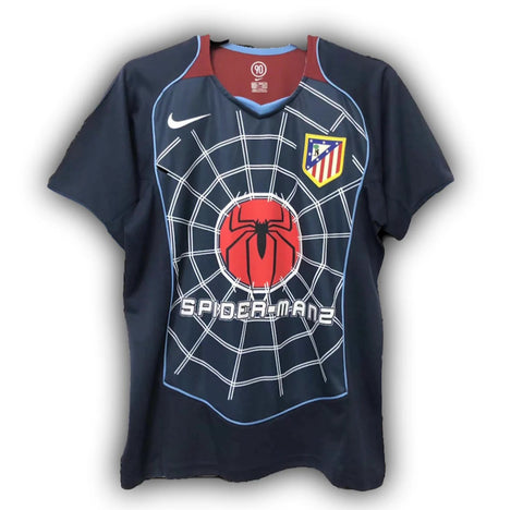 Atletico Madrid 2004-05 Retro Away Spiderman Men's Football Shirt