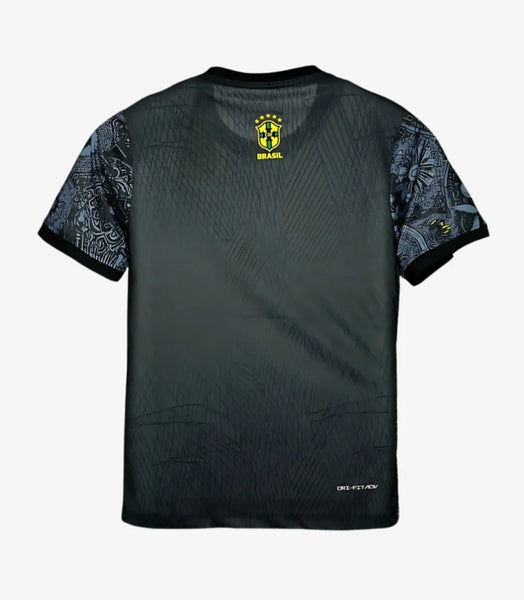 Brazil 2024-2025 Christ The Redeemer Special Limited Edition Men's Football Shirt Black