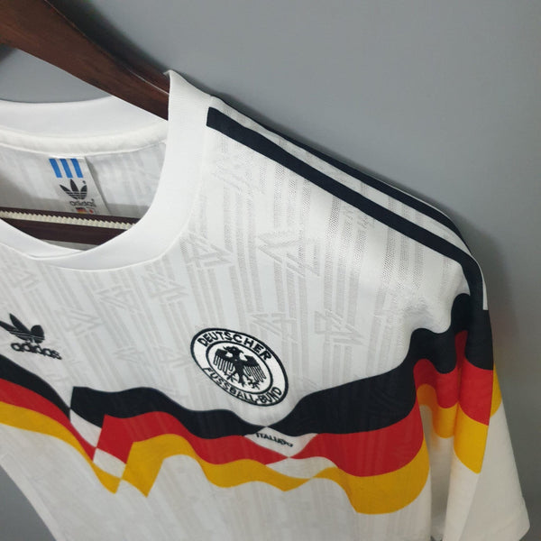 West Germany 1988 Euros Retro Home Men's Football Shirt