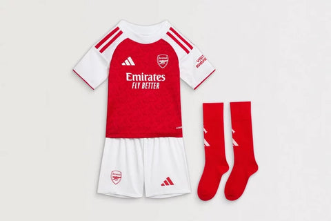 Arsenal 2025-2026 Home Kid's Football Kit Red