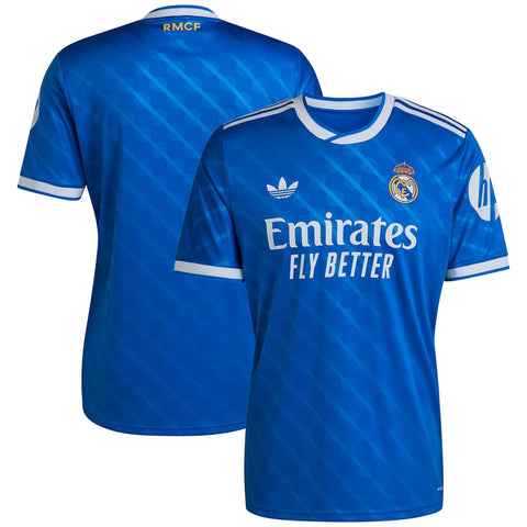 Real Madrid 2025-2026 3rd Away Men's Football Shirt Blue