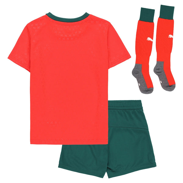 Portugal 2025 Home Kid's Football Kit Red