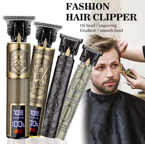 T9 Professional LED Display Mens Hair Clippers Trimmer Machine Small/Mini Cordless Beard Electric Shaver