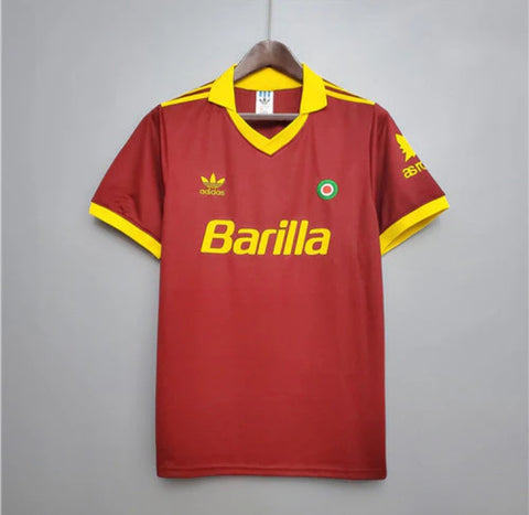 Roma 1991-1991-1992 Retro Home Men's Football Shirt