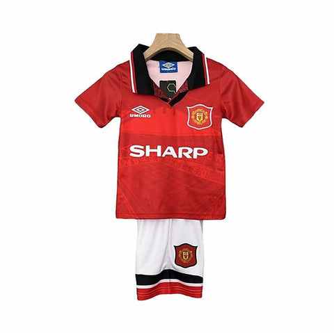 Manchester United 1994-1996 Retro Home Kid's Football Kit