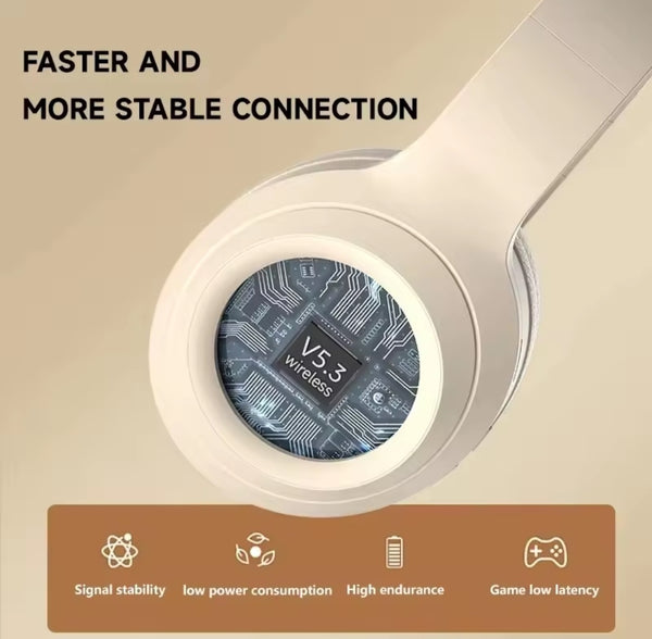 Xiaomi Wireless TH30 Bluetooth Headphones Noise Cancelling Over Ear Sport Earphones