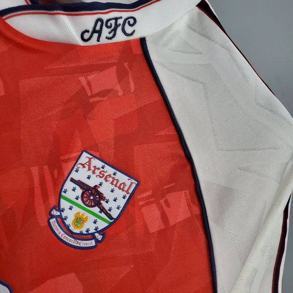 Arsenal 1990-1992 Retro Home Men's Football Shirt Red
