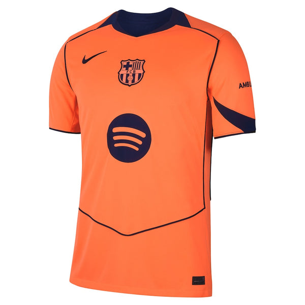 Barcelona 2025-2026 3rd Away Men's Football Shirt Orange