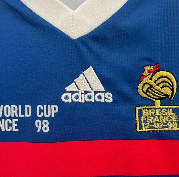 France 1998 World Cup Final Retro Home Kid's Football Kit