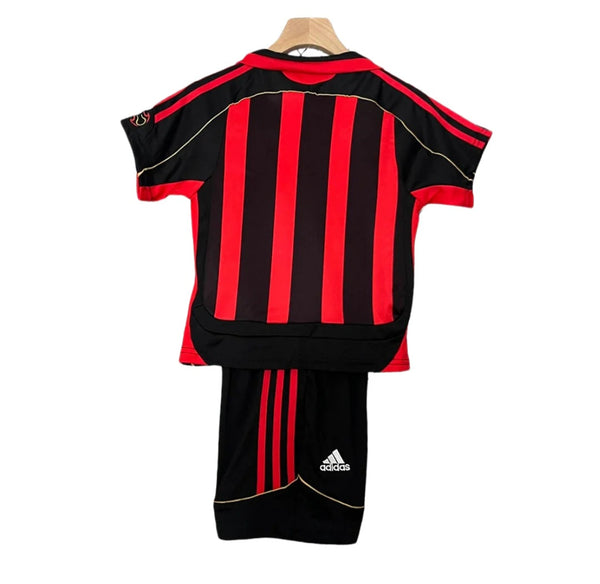 AC Milan 2006-2007 Retro Home Kid's Football Kit