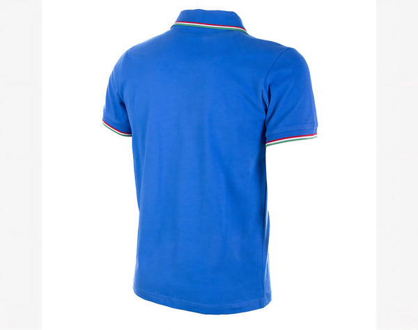 Italy 1982 World Cup Retro Home Men's Football Shirt Blue
