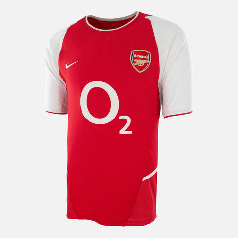 Arsenal 2002-2004 Retro Home Men's Football Shirt Red