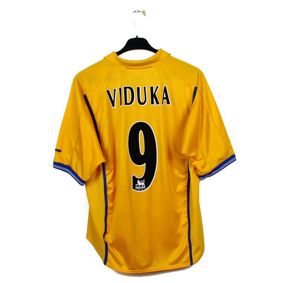 Leeds United 2000-2001 Retro Away Men's Football Shirt Viduka 9
