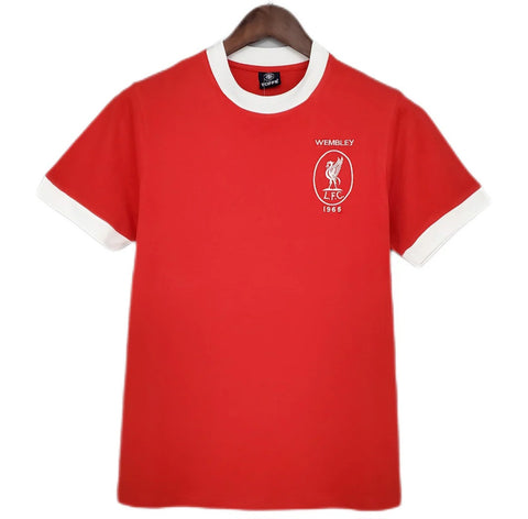 Liverpool 1965 FA Final Retro Home Men's Football Shirt Red