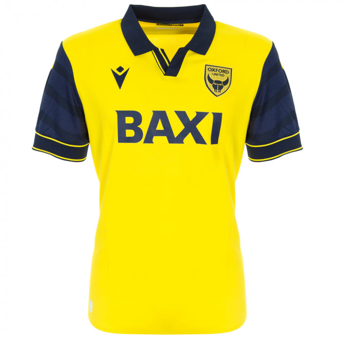 Oxford United FC 2025-2026 Home Men's Football Shirt Yellow
