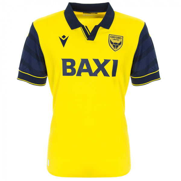 Oxford United FC 2025-2026 Home Men's Football Shirt Yellow