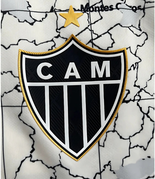 Atletico Mineiro Commerative Map Special Limited Edition Retro Men's Football Shirt 2021-22
